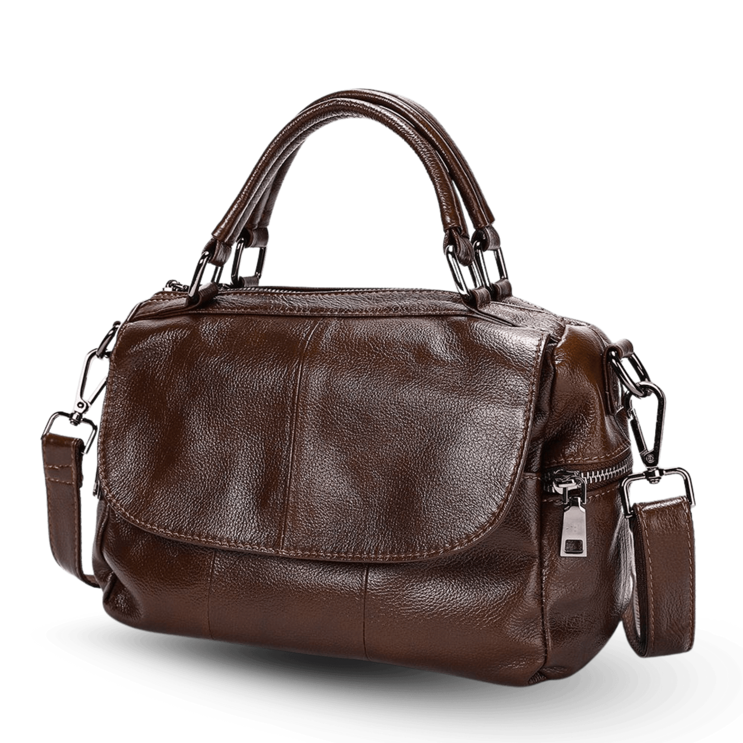 Luxury Genuine Leather Ladies’ Shoulder Tote – Large Capacity Fashion Bag - The Urbanex