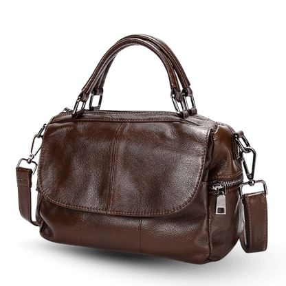 Luxury Genuine Leather Ladies’ Shoulder Tote – Large Capacity Fashion Bag - The Urbanex