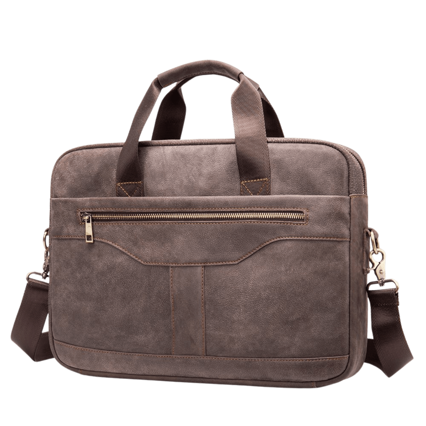 Men’s Genuine Leather Briefcase – Waterproof Laptop Handbag, Shoulder Bag & Business Messenger Bag - The Urbanex