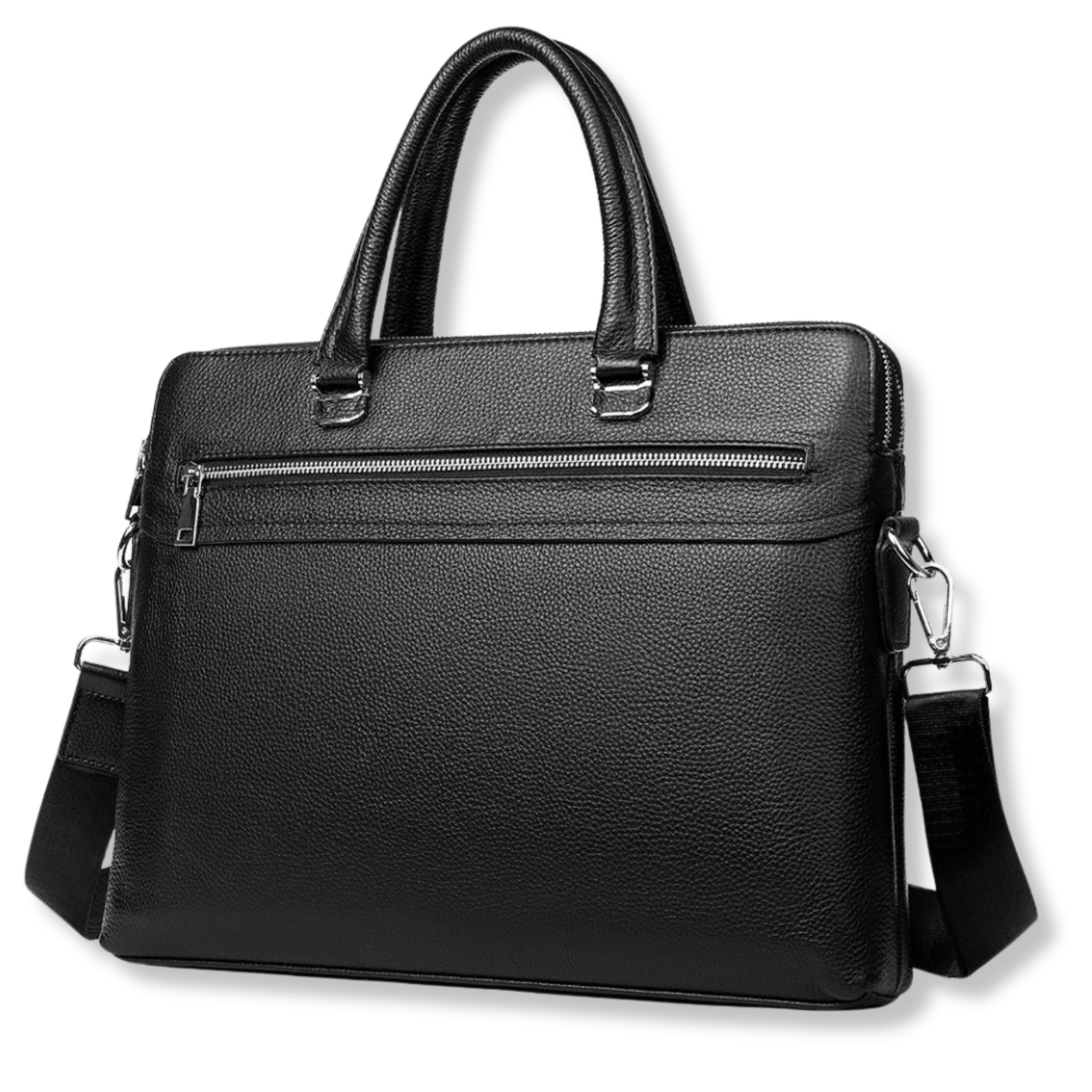 Men’s Genuine Leather Laptop Briefcase – Waterproof Business Messenger 17610 - The Urbanex
