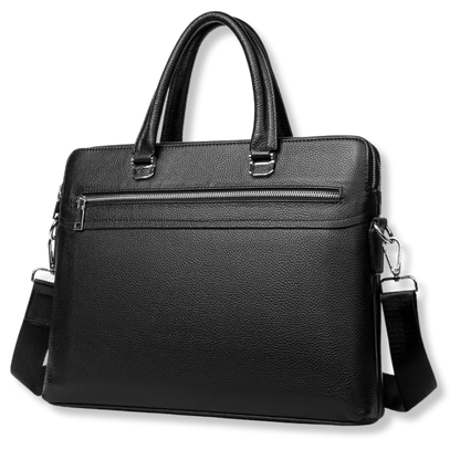 Men’s Genuine Leather Laptop Briefcase – Waterproof Business Messenger 17610 - The Urbanex