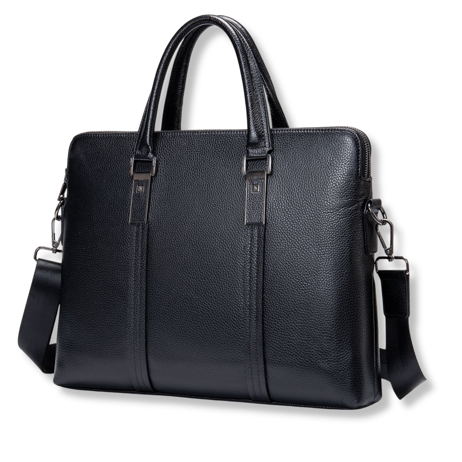 Men’s Genuine Leather Laptop Briefcase – Waterproof Business Messenger - The Urbanex