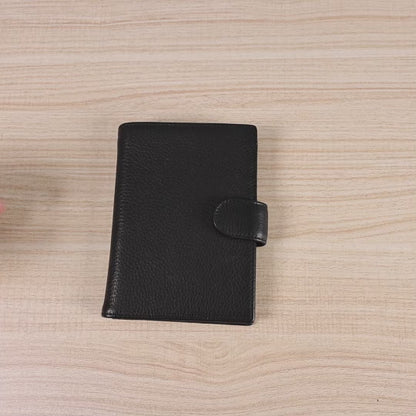 Genuine Leather Passport Holder Wallet with Card Slots & Coin Pocket – Vintage Travel Organiser