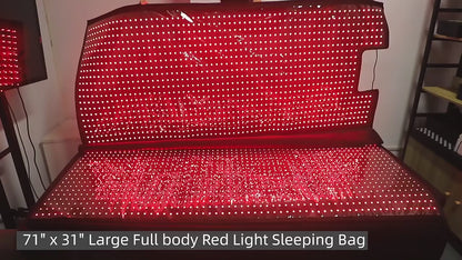 360° Full-Body Red Light Therapy Bed with Multi-Wavelength LED Panels