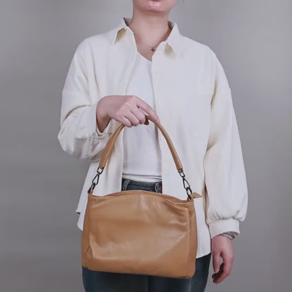 Large-Capacity Genuine Leather Ladies’ Tote – 3 Styles Shoulder Bag