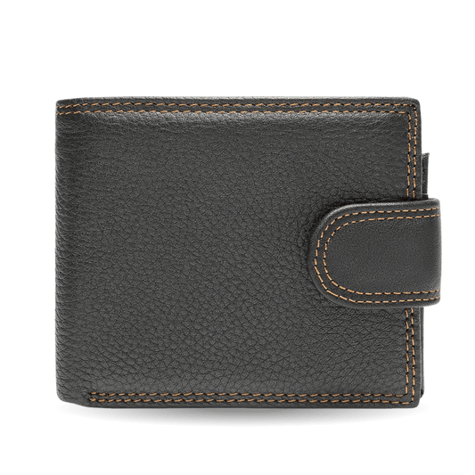 Slim Genuine Cow Leather Wallet – Short Bifold Card Holder for Men - The Urbanex