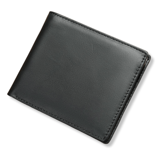 Slim Leather Credit Card Holder – Compact Bifold Wallet for Daily Use - The Urbanex