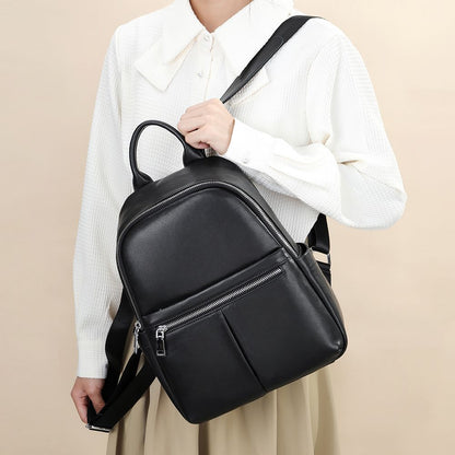 Urbanex Genuine Cow Leather Women’s Laptop Backpack – Vintage Casual Travel & Work Bag - The Urbanex