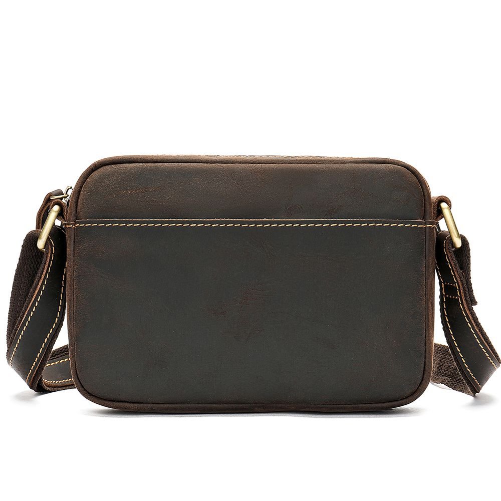 Vintage Crazy Horse Cow Leather Crossbody Sling – Men’s Chest & Travel Bag - The Urbanex