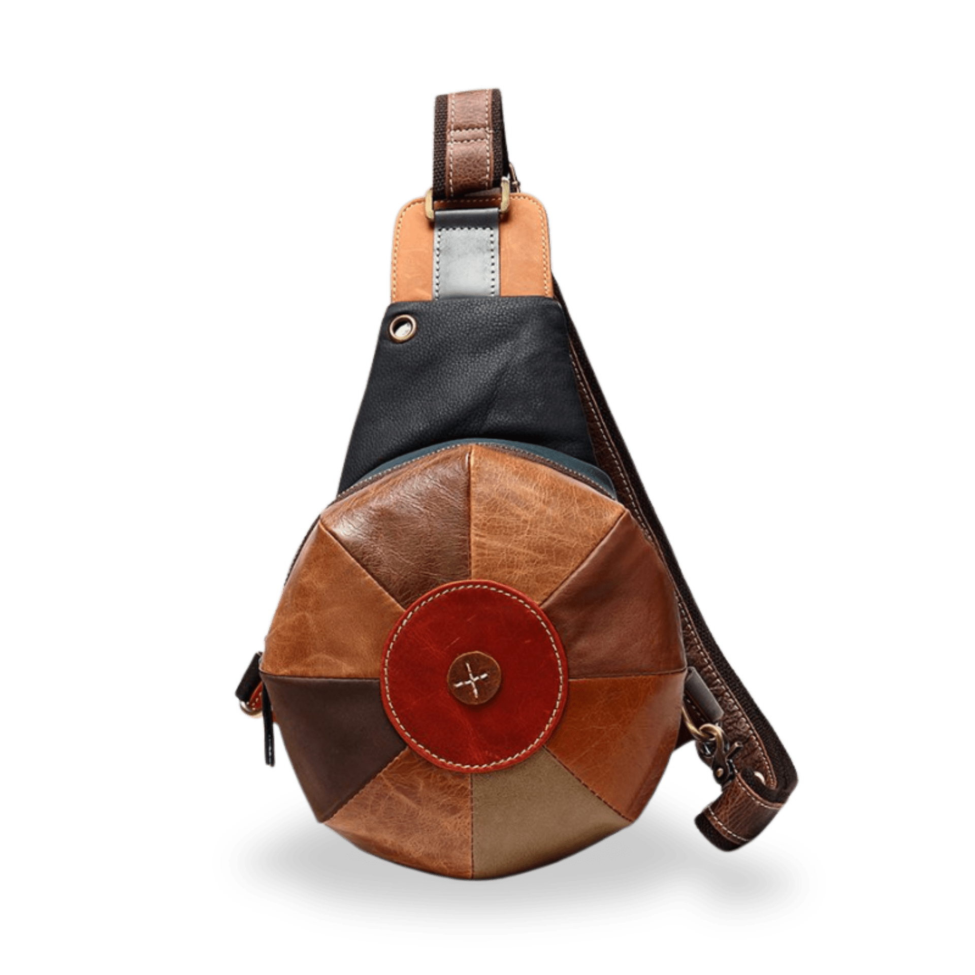 Women’s Genuine Leather Multifunctional Daypack Crossbody Sling Bag - The Urbanex