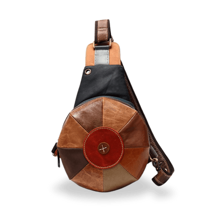 Women’s Genuine Leather Multifunctional Daypack Crossbody Sling Bag - The Urbanex