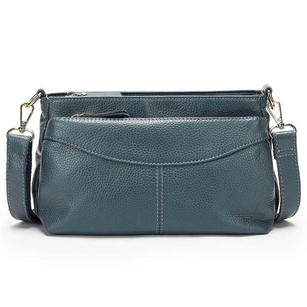 Women’s Genuine Leather Satchel & Crossbody Bag – Dual Style Design - The Urbanex